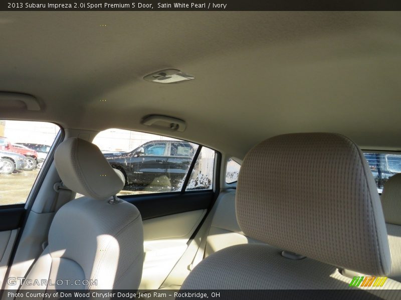 Satin White Pearl / Ivory 2013 Subaru Impreza 2.0i Sport Premium 5 Door