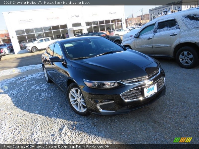 Mosaic Black Metallic / Jet Black 2016 Chevrolet Malibu LT