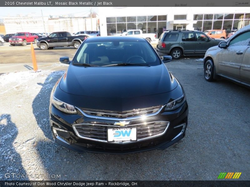 Mosaic Black Metallic / Jet Black 2016 Chevrolet Malibu LT