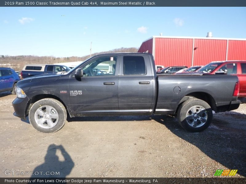 Maximum Steel Metallic / Black 2019 Ram 1500 Classic Tradesman Quad Cab 4x4