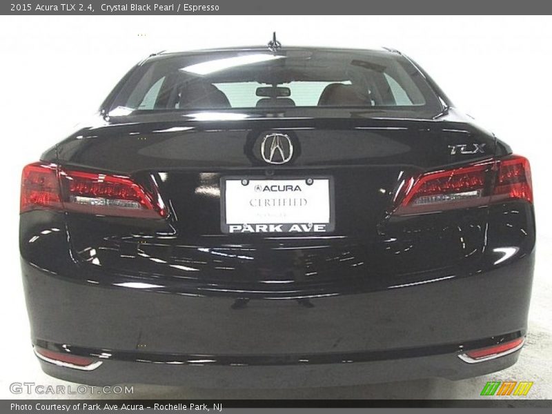 Crystal Black Pearl / Espresso 2015 Acura TLX 2.4
