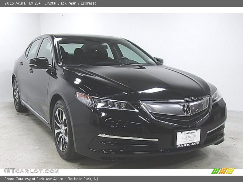 Crystal Black Pearl / Espresso 2015 Acura TLX 2.4