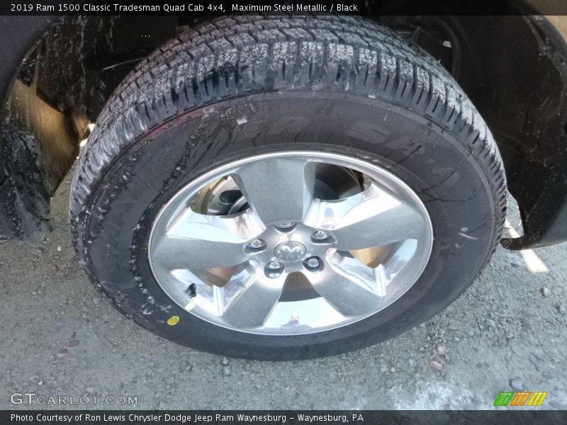 Maximum Steel Metallic / Black 2019 Ram 1500 Classic Tradesman Quad Cab 4x4