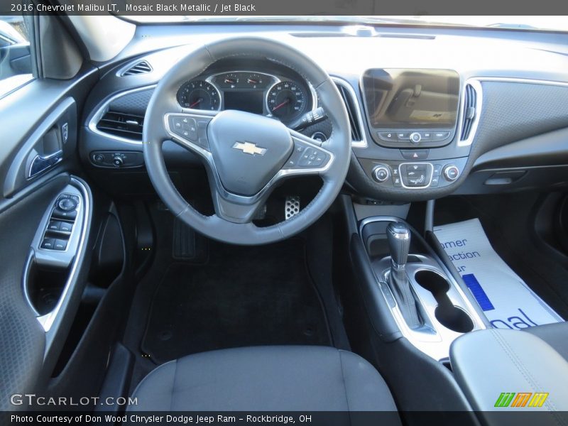 Mosaic Black Metallic / Jet Black 2016 Chevrolet Malibu LT