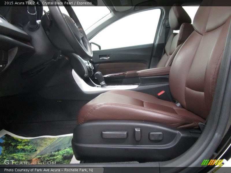 Crystal Black Pearl / Espresso 2015 Acura TLX 2.4