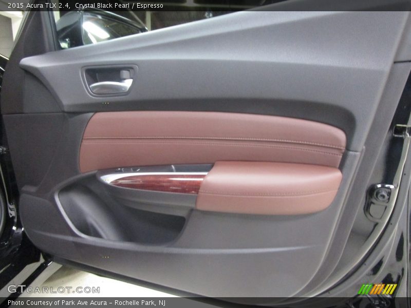 Crystal Black Pearl / Espresso 2015 Acura TLX 2.4
