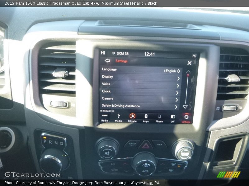 Maximum Steel Metallic / Black 2019 Ram 1500 Classic Tradesman Quad Cab 4x4