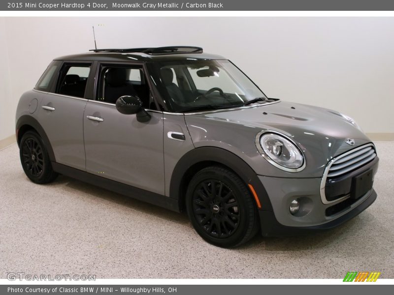 Moonwalk Gray Metallic / Carbon Black 2015 Mini Cooper Hardtop 4 Door