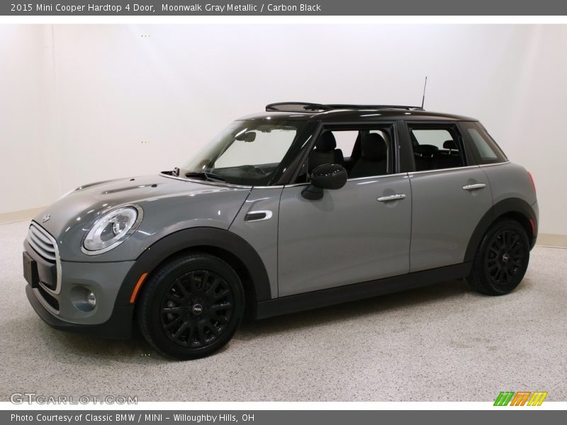 Moonwalk Gray Metallic / Carbon Black 2015 Mini Cooper Hardtop 4 Door