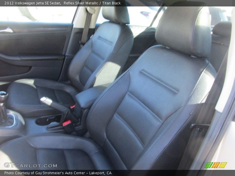 Reflex Silver Metallic / Titan Black 2012 Volkswagen Jetta SE Sedan