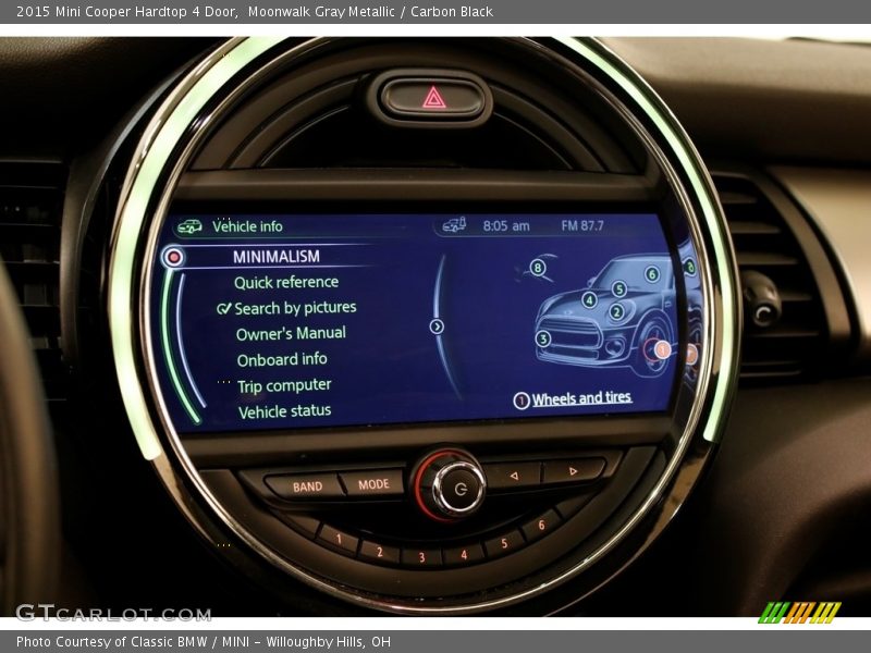 Moonwalk Gray Metallic / Carbon Black 2015 Mini Cooper Hardtop 4 Door