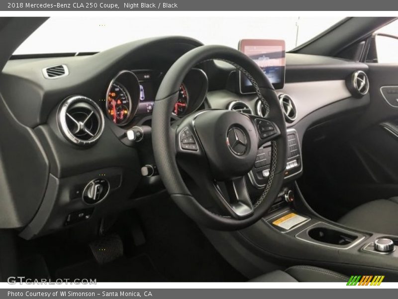 Night Black / Black 2018 Mercedes-Benz CLA 250 Coupe