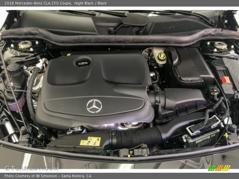 Night Black / Black 2018 Mercedes-Benz CLA 250 Coupe