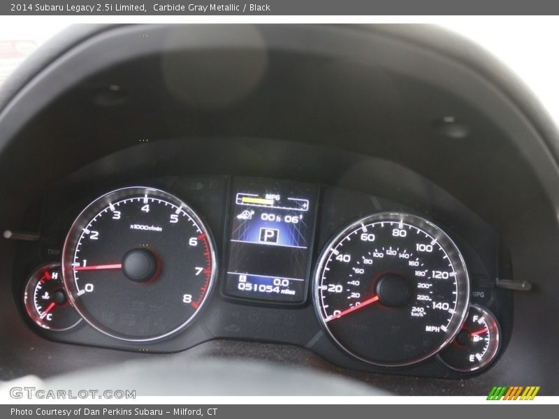 Carbide Gray Metallic / Black 2014 Subaru Legacy 2.5i Limited
