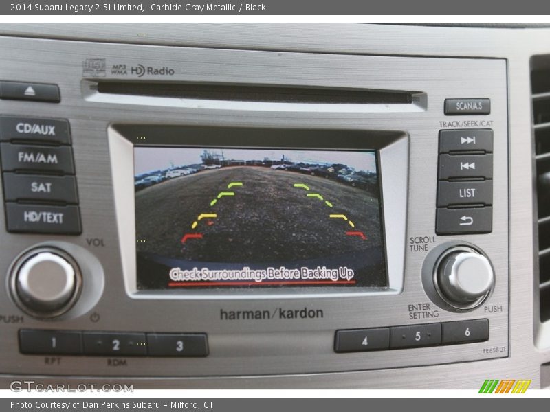 Carbide Gray Metallic / Black 2014 Subaru Legacy 2.5i Limited