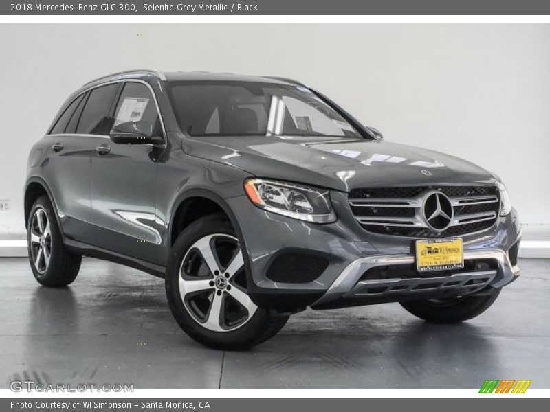 Selenite Grey Metallic / Black 2018 Mercedes-Benz GLC 300