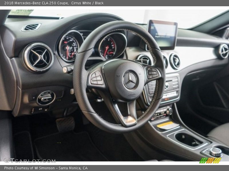 Cirrus White / Black 2018 Mercedes-Benz CLA 250 Coupe