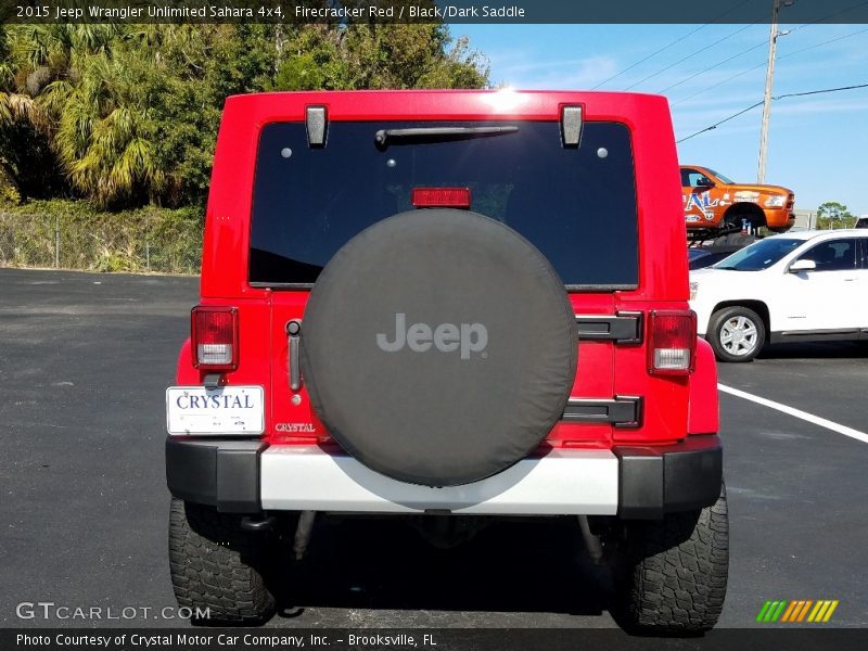 Firecracker Red / Black/Dark Saddle 2015 Jeep Wrangler Unlimited Sahara 4x4