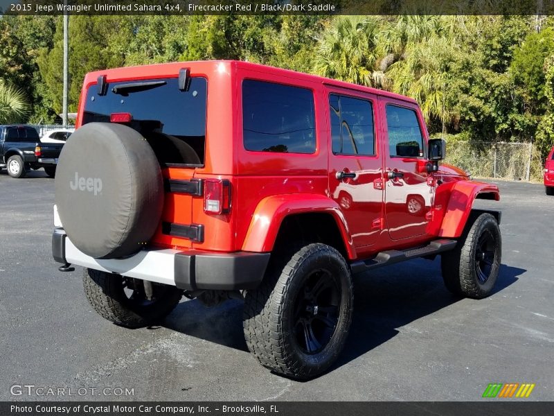 Firecracker Red / Black/Dark Saddle 2015 Jeep Wrangler Unlimited Sahara 4x4