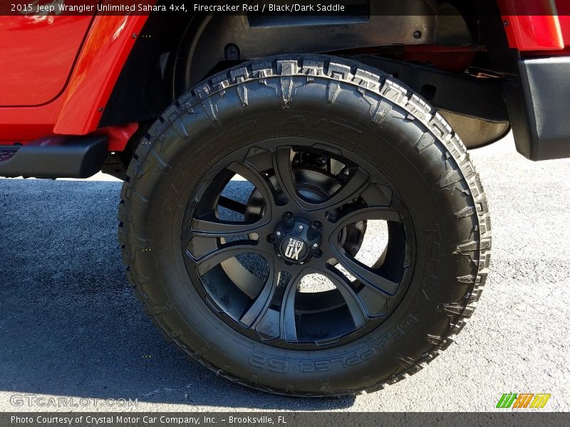 Firecracker Red / Black/Dark Saddle 2015 Jeep Wrangler Unlimited Sahara 4x4