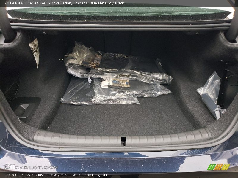  2019 5 Series 540i xDrive Sedan Trunk