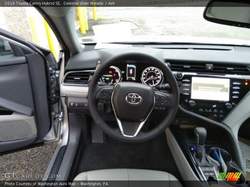 Dashboard of 2019 Camry Hybrid SE