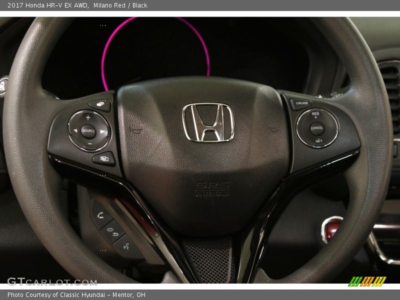 Milano Red / Black 2017 Honda HR-V EX AWD