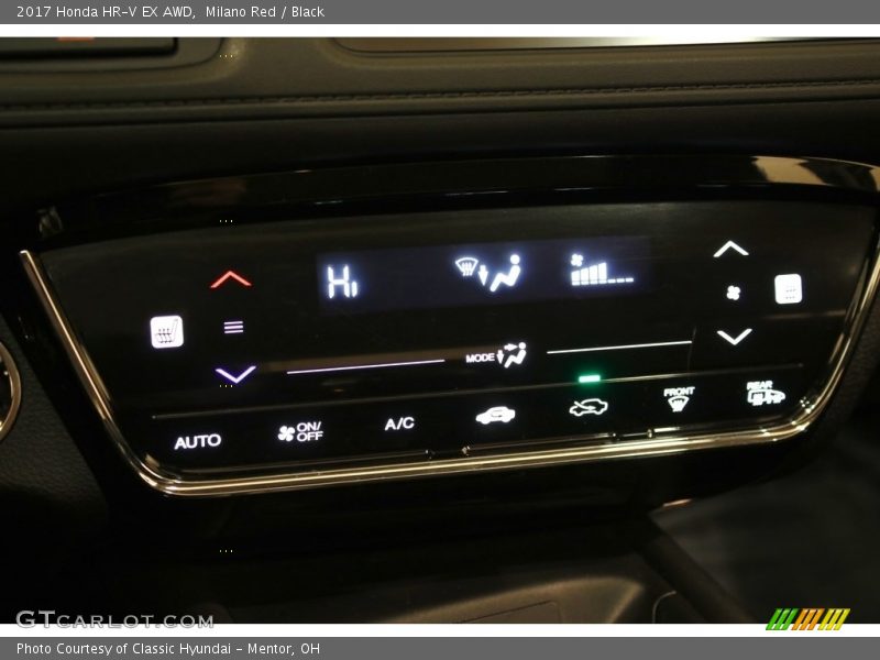 Milano Red / Black 2017 Honda HR-V EX AWD