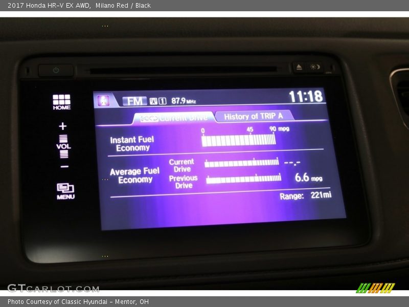 Milano Red / Black 2017 Honda HR-V EX AWD