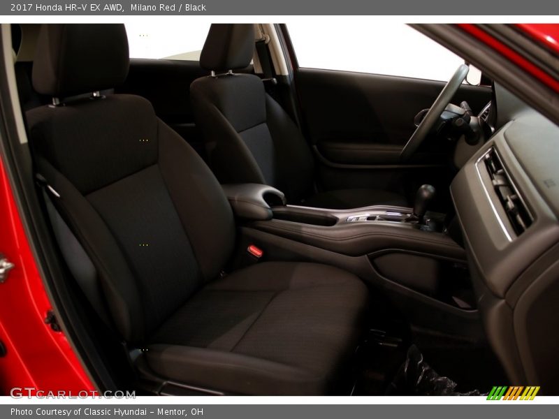 Milano Red / Black 2017 Honda HR-V EX AWD