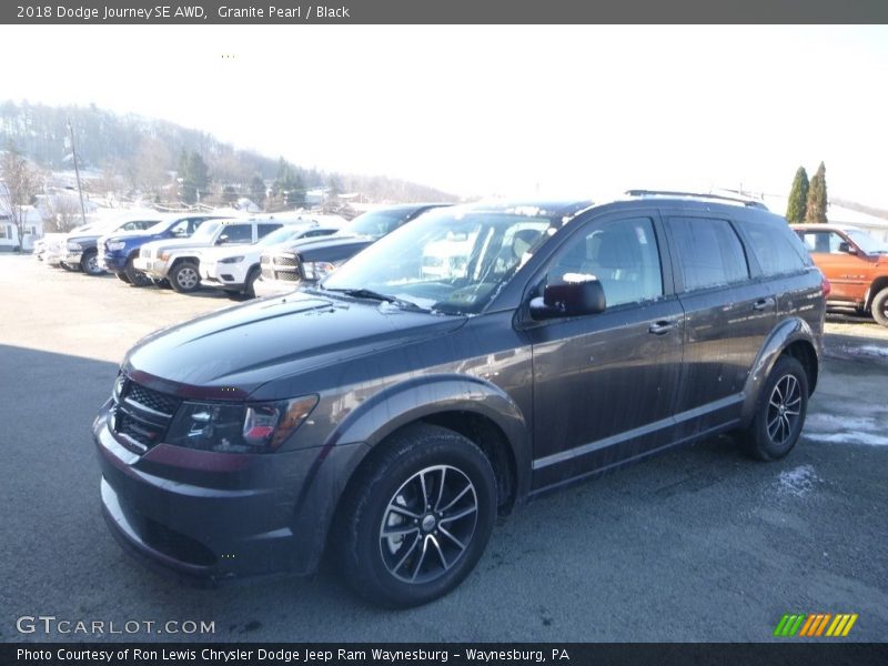 Granite Pearl / Black 2018 Dodge Journey SE AWD