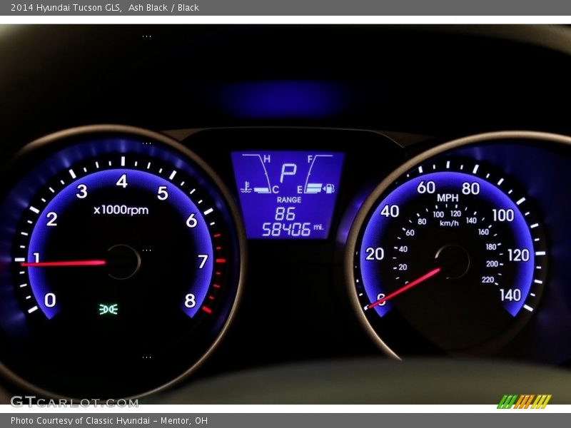 Ash Black / Black 2014 Hyundai Tucson GLS