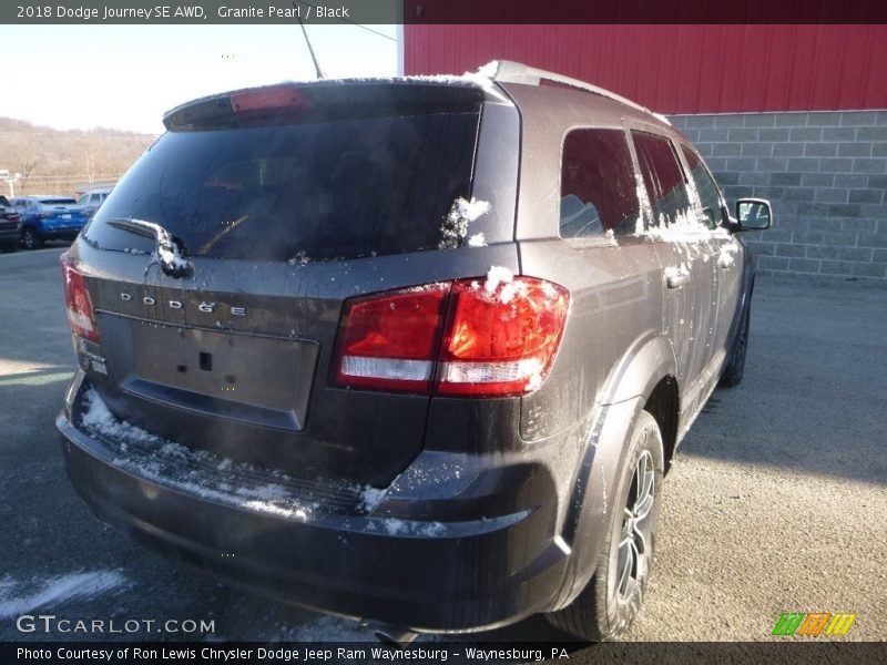 Granite Pearl / Black 2018 Dodge Journey SE AWD