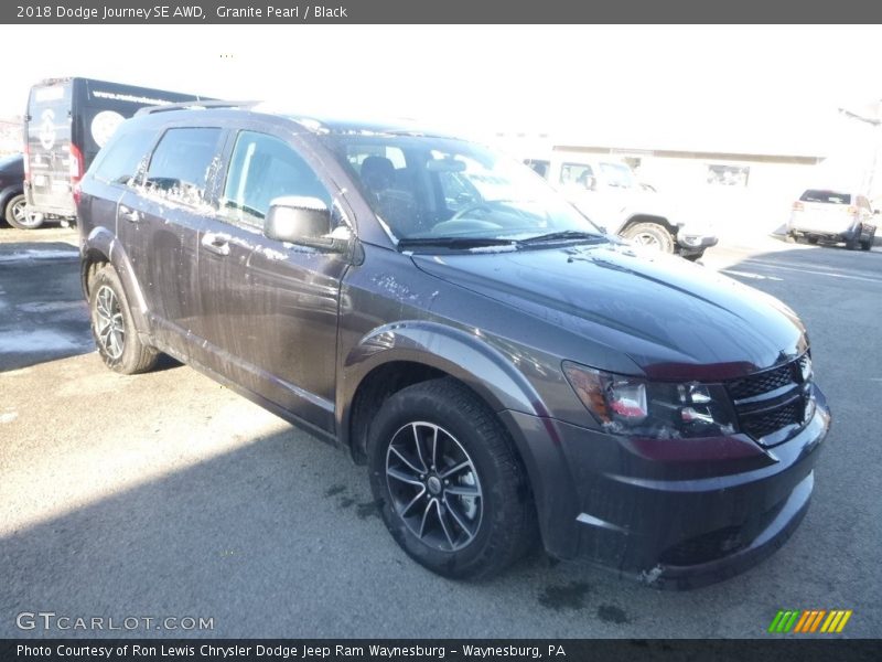 Granite Pearl / Black 2018 Dodge Journey SE AWD