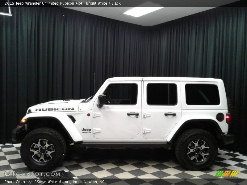 Bright White / Black 2019 Jeep Wrangler Unlimited Rubicon 4x4