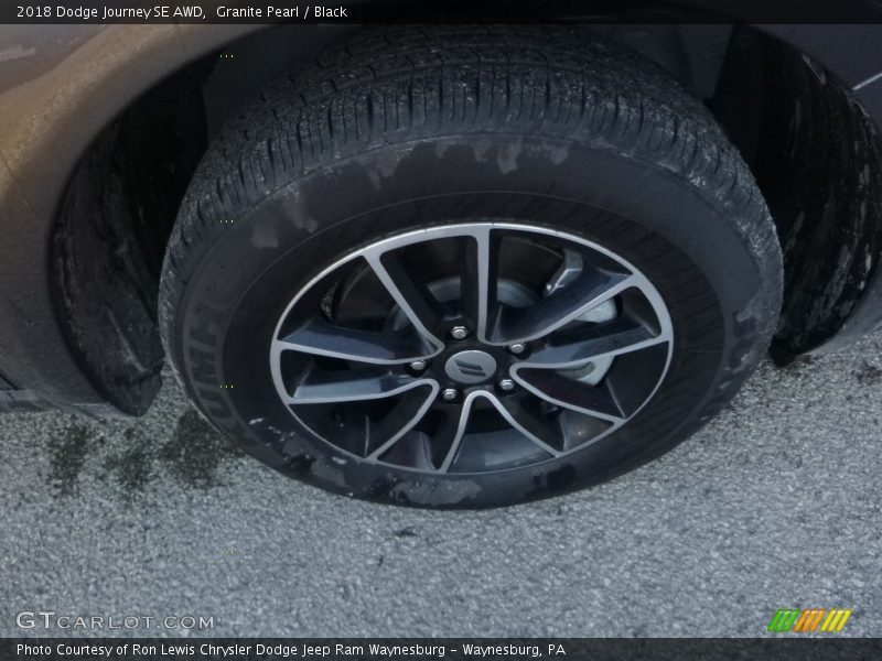 Granite Pearl / Black 2018 Dodge Journey SE AWD