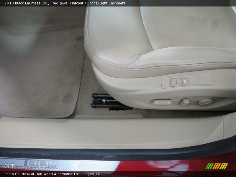 Red Jewel Tintcoat / Cocoa/Light Cashmere 2010 Buick LaCrosse CXL
