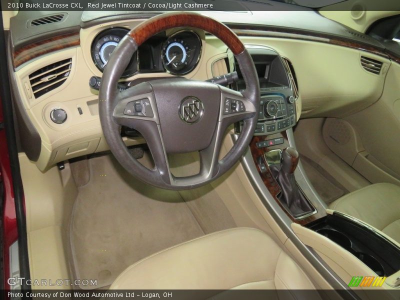 Red Jewel Tintcoat / Cocoa/Light Cashmere 2010 Buick LaCrosse CXL