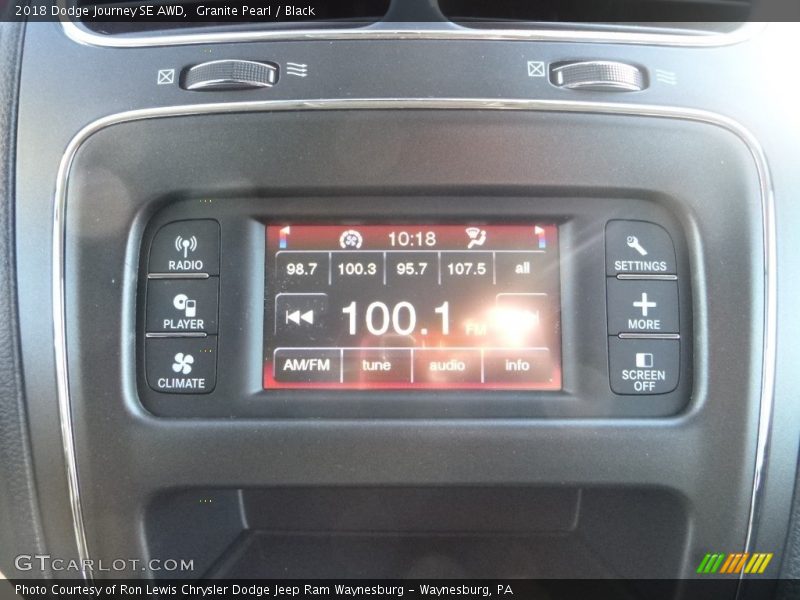 Granite Pearl / Black 2018 Dodge Journey SE AWD