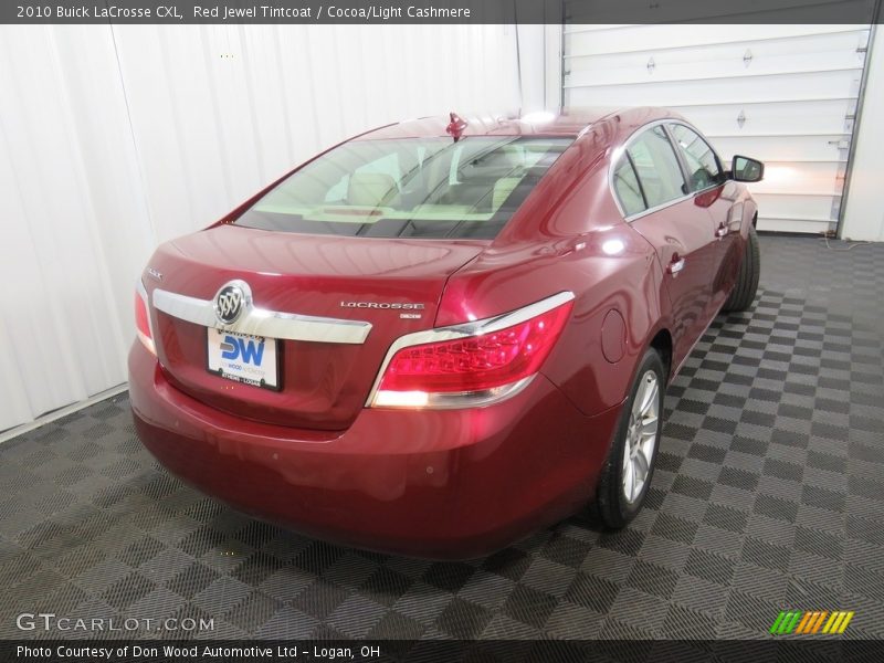 Red Jewel Tintcoat / Cocoa/Light Cashmere 2010 Buick LaCrosse CXL