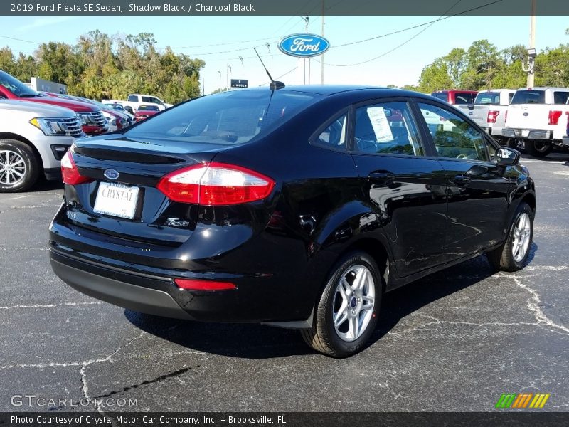 Shadow Black / Charcoal Black 2019 Ford Fiesta SE Sedan