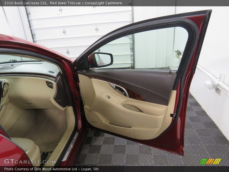 Red Jewel Tintcoat / Cocoa/Light Cashmere 2010 Buick LaCrosse CXL