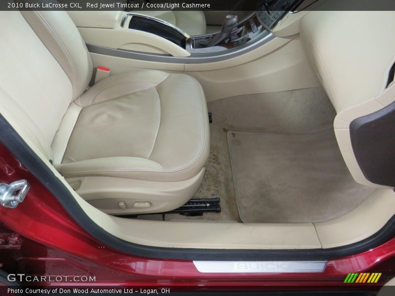 Red Jewel Tintcoat / Cocoa/Light Cashmere 2010 Buick LaCrosse CXL