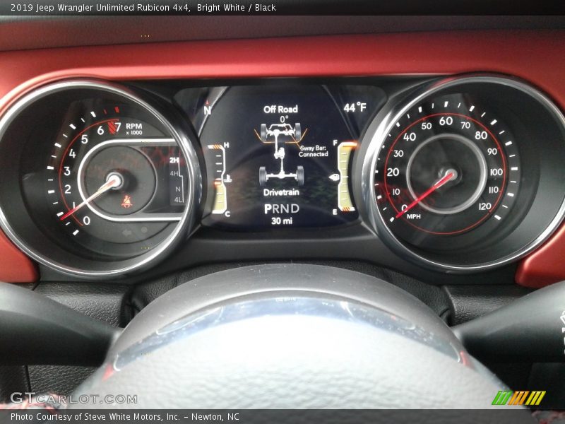 Bright White / Black 2019 Jeep Wrangler Unlimited Rubicon 4x4