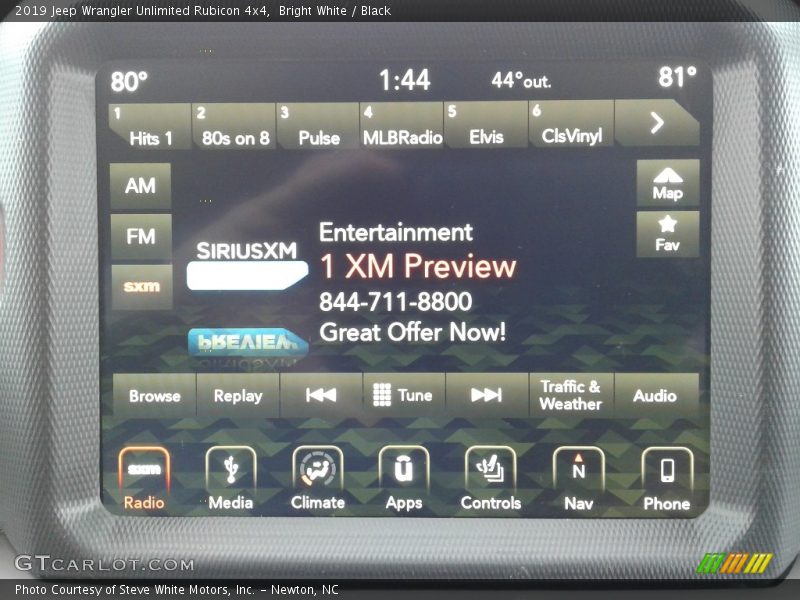 Bright White / Black 2019 Jeep Wrangler Unlimited Rubicon 4x4