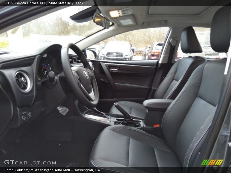 Slate Metallic / Black 2019 Toyota Corolla XLE