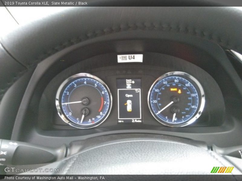 Slate Metallic / Black 2019 Toyota Corolla XLE