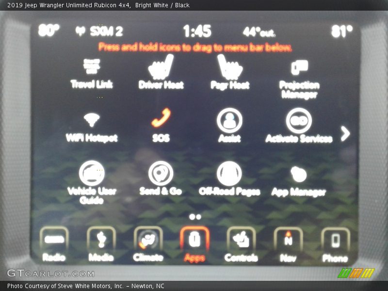 Bright White / Black 2019 Jeep Wrangler Unlimited Rubicon 4x4