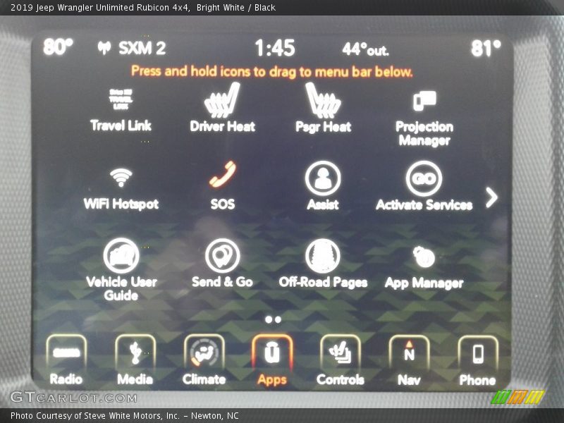 Bright White / Black 2019 Jeep Wrangler Unlimited Rubicon 4x4