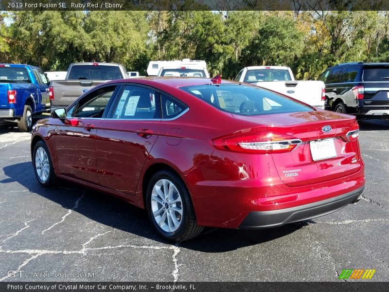 Ruby Red / Ebony 2019 Ford Fusion SE